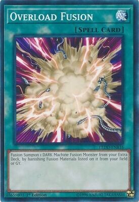 Overload Fusion - LEDD-ENB16 - Common 1st Edition Legendary Dragon Decks Singles