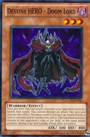 Destiny Hero - Doom Lord - LCGX-EN122 - Common Unlimited
Legendary Collection 2 Unlimited Singles
