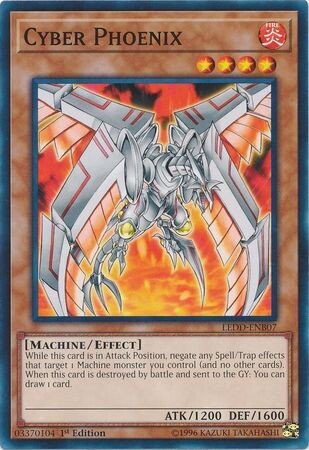 Cyber Phoenix - LEDD-ENB07 - Common 1st Edition
Legendary Dragon Decks Singles