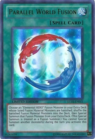 Parallel World Fusion - LC02-EN011 - Ultra Rare Limited Edition Legendary Collection 2 1st Edition Singles