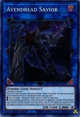 Avendread Savior - BLHR-EN045 - Secret Rare 1st Edition Battles of Legend: Hero&#39;s Revenge Singles (Espanol)