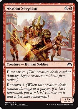 Akroan Sergeant 130/272
Magic Origins Singles -Español-