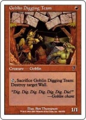 Goblin Digging Team MTG 7th Edition Singles