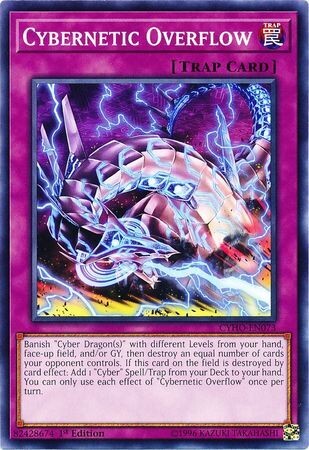 Cybernetic Overflow - CYHO-EN073 - Common 1st Edition
Cybernetic Horizon 1st Edition Singles