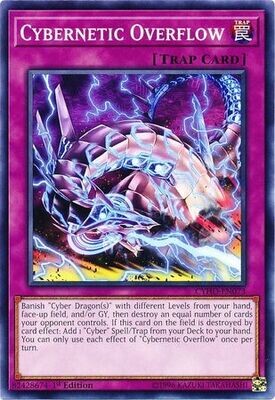 Cybernetic Overflow - CYHO-EN073 - Common 1st Edition Cybernetic Horizon 1st Edition Singles (Espanol)