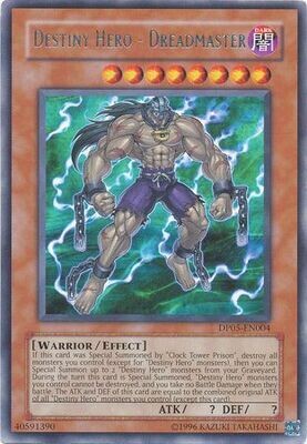 Destiny Hero - Dreadmaster - DP05-EN004 - Rare Unlimited
Duelist Pack: Aster Phoenix Unlimited Singles