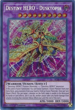 Destiny HERO - Dusktopia - BLLR-EN025 - Secret Rare 1st Edition
Battles of Legend: Light&#39;s Revenge Singles
