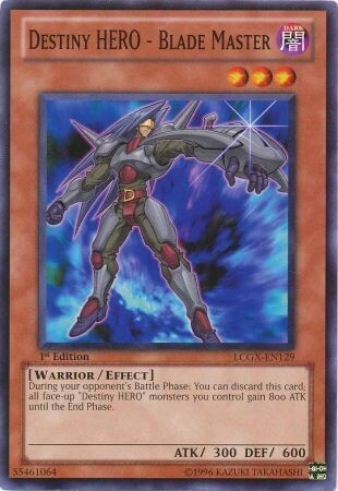 Destiny Hero - Blade Master - LCGX-EN129 - Common 1st Edition Legendary Collection 2 1st Edition Singles