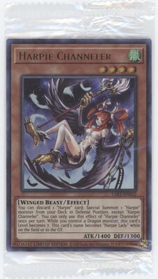 Harpie Channeler - LART-EN022 - Limited Edition Ultra Rare (Sealed)
The Lost Art Promotion Espanol
