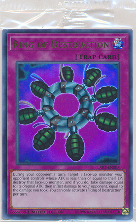 Ring of Destruction - LART-EN007 - Ultra Rare (Sealed)
The Lost Art Promotion Espanol
