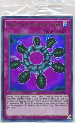 Ring of Destruction - LART-EN007 - Ultra Rare (Sealed)
The Lost Art Promotion Espanol