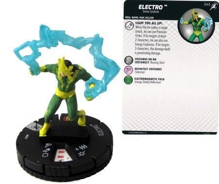 Electro #043 Superior Foes of Spider-Man Marvel Heroclix
Marvel: The Superior Foes of Spider-Man Singles Sin Tarjeta