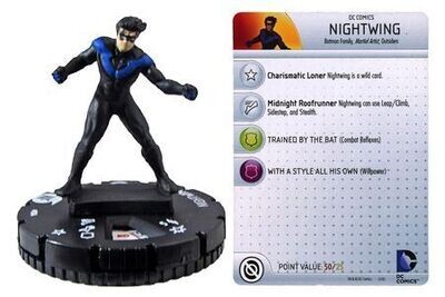Nightwing #004 World&#39;s Finest Fast Forces DC Heroclix
DC: World&#39;s Finest Fast Forces Singles Sin Tarjeta