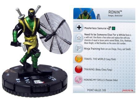 Ronin #052 Avengers Assemble Marvel Heroclix
Marvel: Avengers Assemble Singles Sin Tarjeta