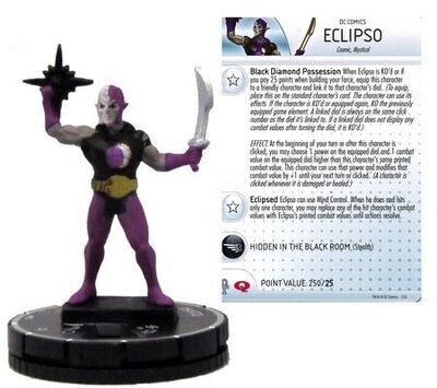 Eclipso #055 Superman and Wonder Woman DC Heroclix
DC HeroClix: Superman and Wonder Woman Singles Sin Tarjeta