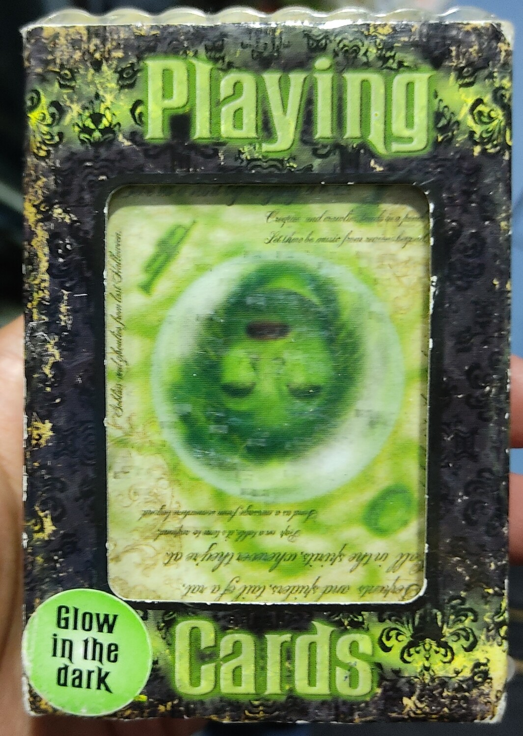 TS Haunted Mansion Playing Cards Glow in the Dark