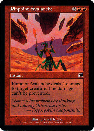 Pinpoint Avalanche 221/350 - Onslaught Singles