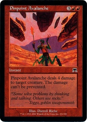 Pinpoint Avalanche 221/350 - Onslaught Singles