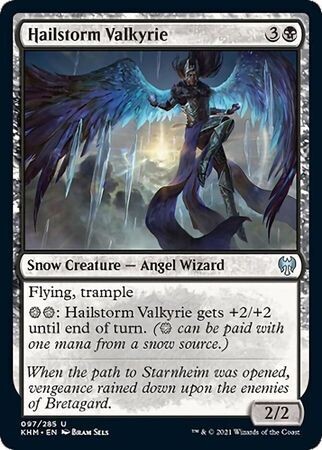 Hailstorm Valkyrie 097/285
Kaldheim Singles