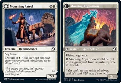 Mourning Patrol | Morning Apparition 028/277 Innistrad: Midnight Hunt Singles