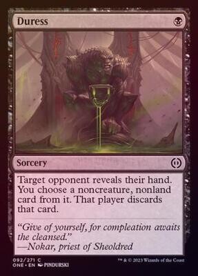 Duress 092/271 - Foil Phyrexia All Will Be One Foil Singles