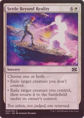 Settle Beyond Reality 030/331 - Foil Double Masters 2022 Foil Singles