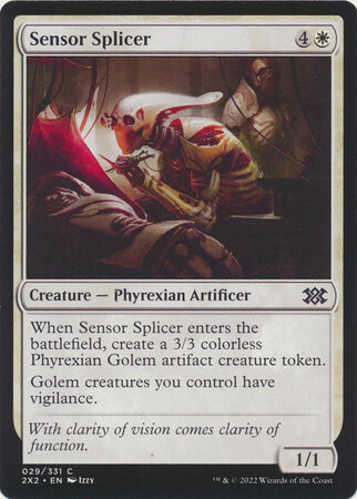 Sensor Splicer 023/249 - Foil
Modern Masters 2017 Foil Singles