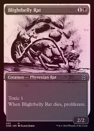 Blightbelly Rat 435 Showcase Ichor Step-and-Compleat - Foil
Phyrexia All Will Be One Collector Booster Foil Singles