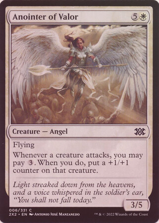 Anointer of Valor 006/331 - Foil Double Masters 2022 Foil Singles