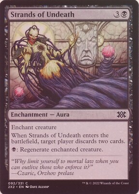 Strands of Undeath 092/331 - Foil Double Masters 2022 Foil Singles