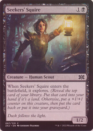 Seekers&#39; Squire 087/331 - Foil Double Masters 2022 Foil Singles