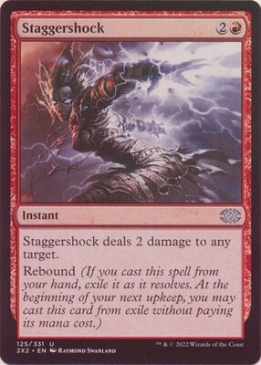 Staggershock 125/331 - Foil
Double Masters 2022 Foil Singles