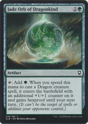 Jade Orb of Dragonkind 236/361
Commander Legends: Battle for Baldur&#39;s Gate Singles