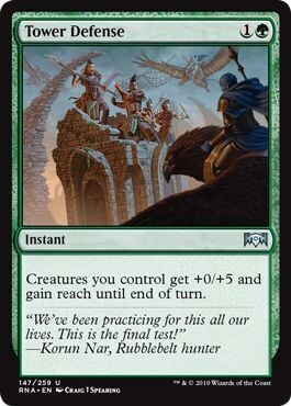 Tower Defense 147/259 - Ravnica Allegiance Singles (Español)