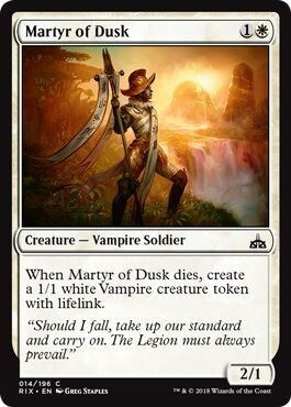 Martyr of Dusk 014/196 - Rivals of Ixalan Singles