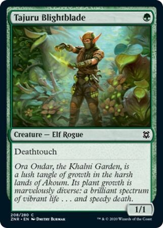 Tajuru Blightblade 208/280 - Zendikar Rising Singles (Español)