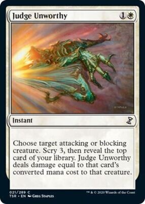 Judge Unworthy 021/289
Time Spiral Remastered Singles