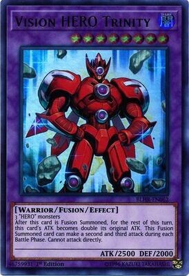 SH Vision HERO Trinity - BLHR-EN062 - Ultra Rare 1st Edition Battles of Legend: Hero&#39;s Revenge Singles