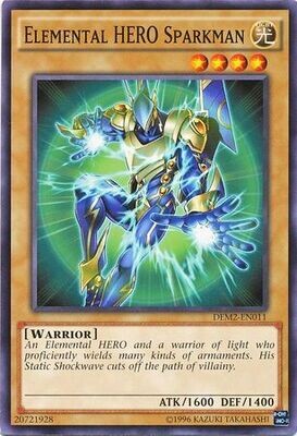 Elemental HERO Sparkman - DEM2-EN011 - Common Yu-Gi-Oh! Promos: Other espanol