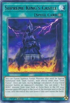Supreme King&#39;s Castle - LED5-EN015 - Rare 1st Edition Legendary Duelists: Immortal Destiny Singles