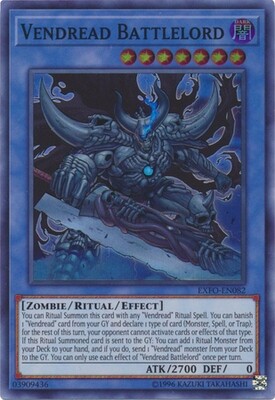 Vendread Battlelord - EXFO-EN082 - Super Rare Unlimited Extreme Force [EXFO] Unlimited Singles (español)