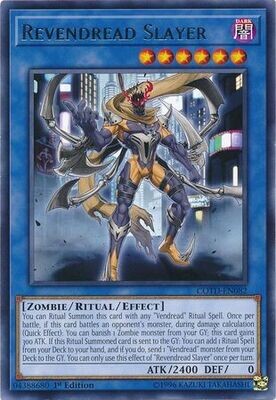 Revendread Slayer - COTD-EN082 - Rare 1st Edition Code of the Duelist 1st Edition Singles