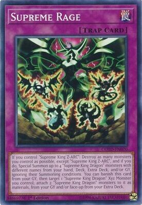 Supreme Rage - COTD-EN070 - Common 1st Edition Code of the Duelist 1st Edition Singles (espanol)