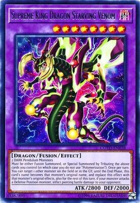 Supreme King Dragon Starving Venom - COTD-EN038 - Rare Unlimited Code of the Duelist Unlimited Singles (espanol)