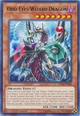 Odd-Eyes Wizard Dragon - LED6-EN046 - Rare 1st Edition
Legendary Duelists: Magical Hero 1st Edition Singles