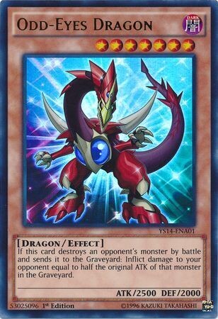 Odd-Eyes Dragon - YS14-ENA01 - Ultra Rare 1st Edition Starter Deck: Super Starter: Space-Time Showdown [YS14]