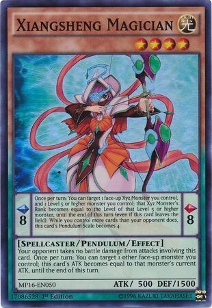 Xiangsheng Magician - MP16-EN050 - Super Rare 1st Edition
Yu-Gi-Oh! 2016 Mega-Tins 1st Edition Singles