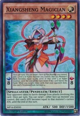 Xiangsheng Magician - MP16-EN050 - Super Rare 1st Edition
Yu-Gi-Oh! 2016 Mega-Tins 1st Edition Singles