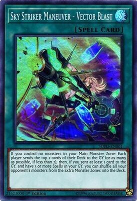 Sky Striker Maneuver - Vector Blast - SOFU-EN061 - Super Rare 1st Edition
Soul Fusion 1st Edition Singles
