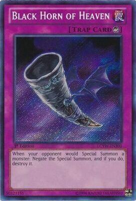 Black Horn of Heaven - LCYW-EN300 - Secret Rare 1st Edition Legendary Collection 3: Yugi&#39;s World 1st Edition Singles